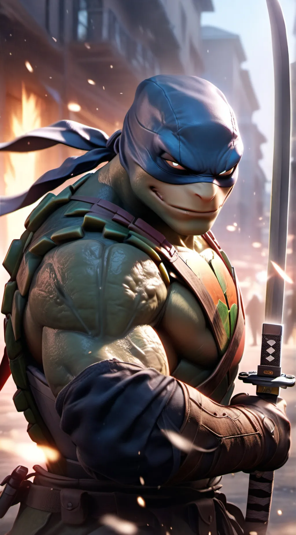 ai character: Leonardo background