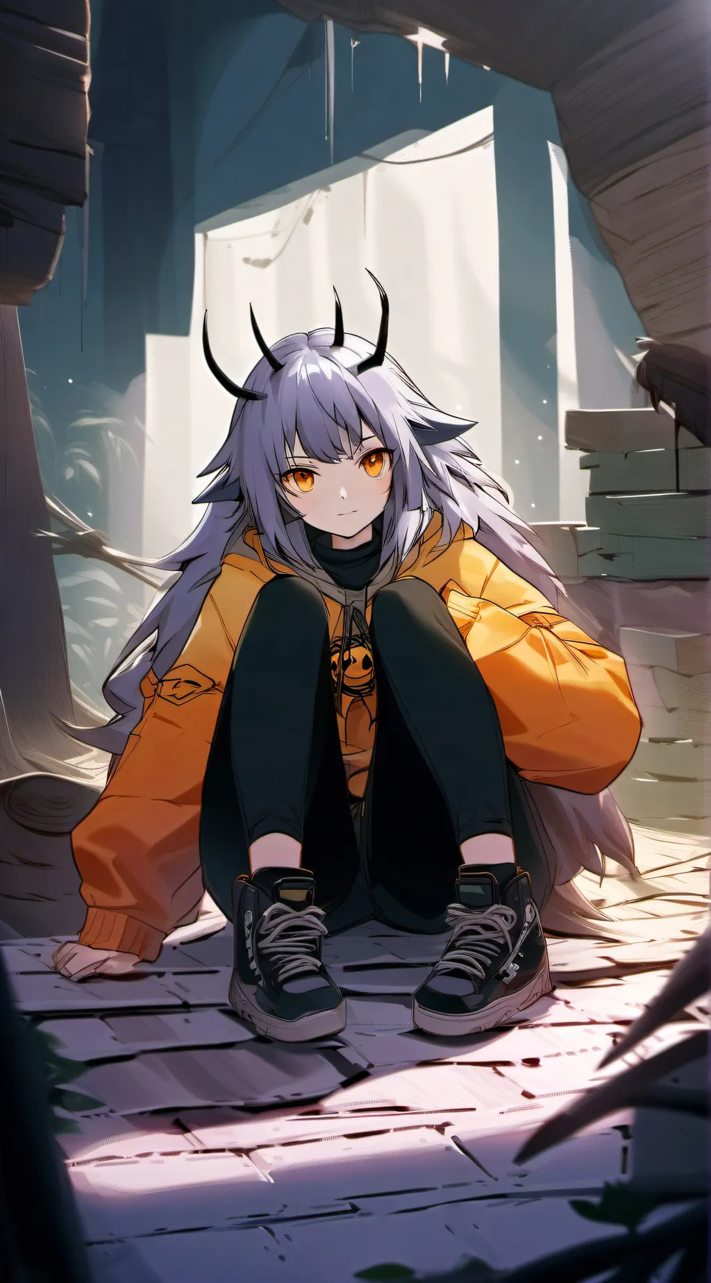 ai character: ackaki background