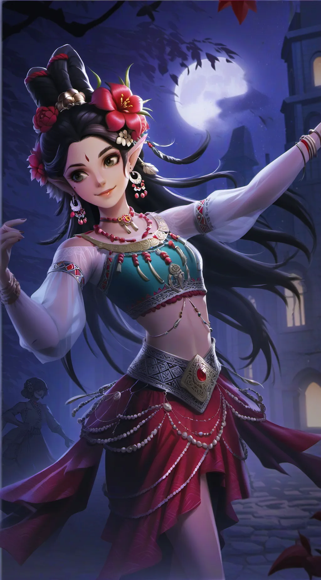 ai character:  Elena Guadalupe  background