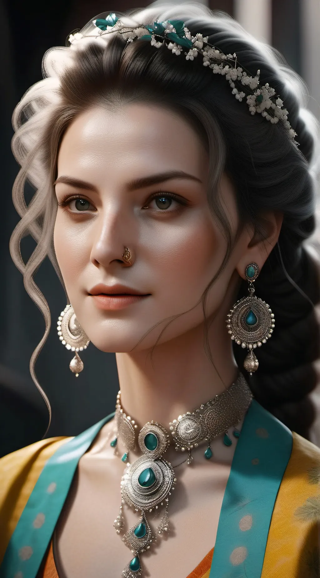 ai character: Aurora background