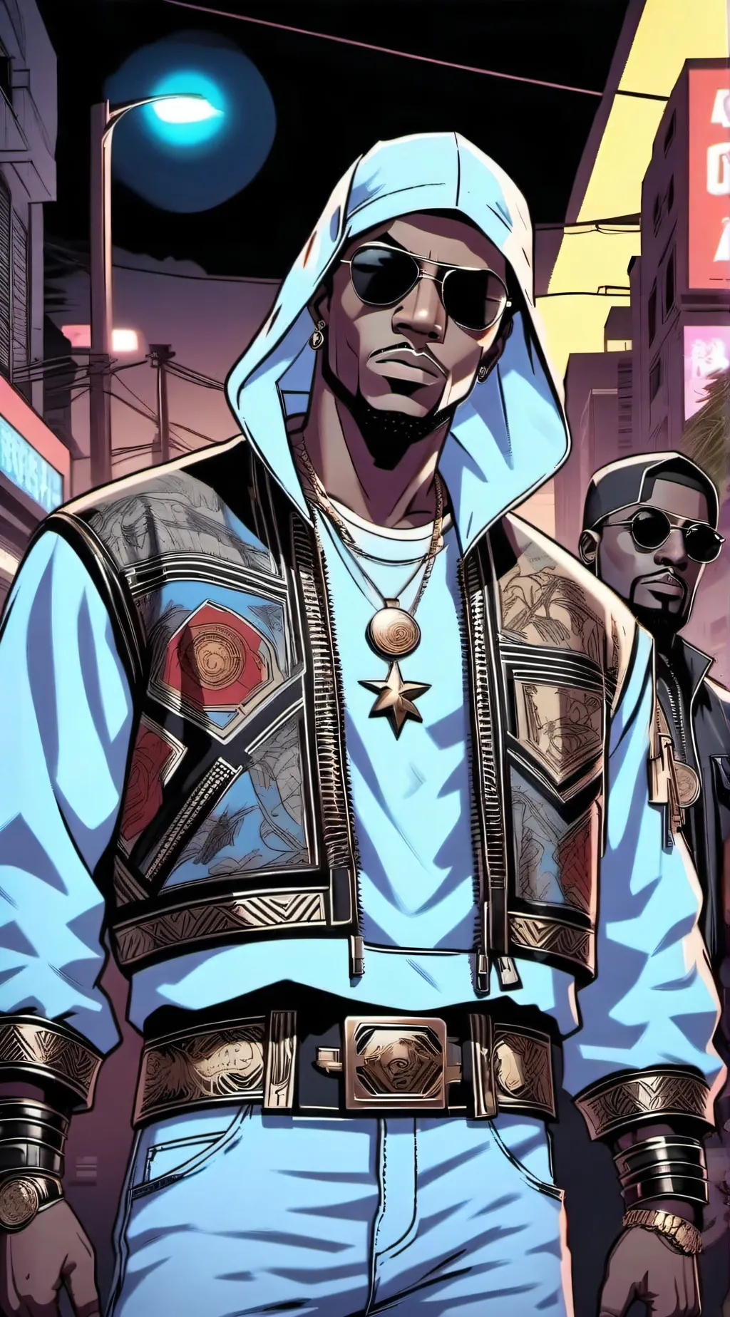 ai character: Lewis Lopez p background