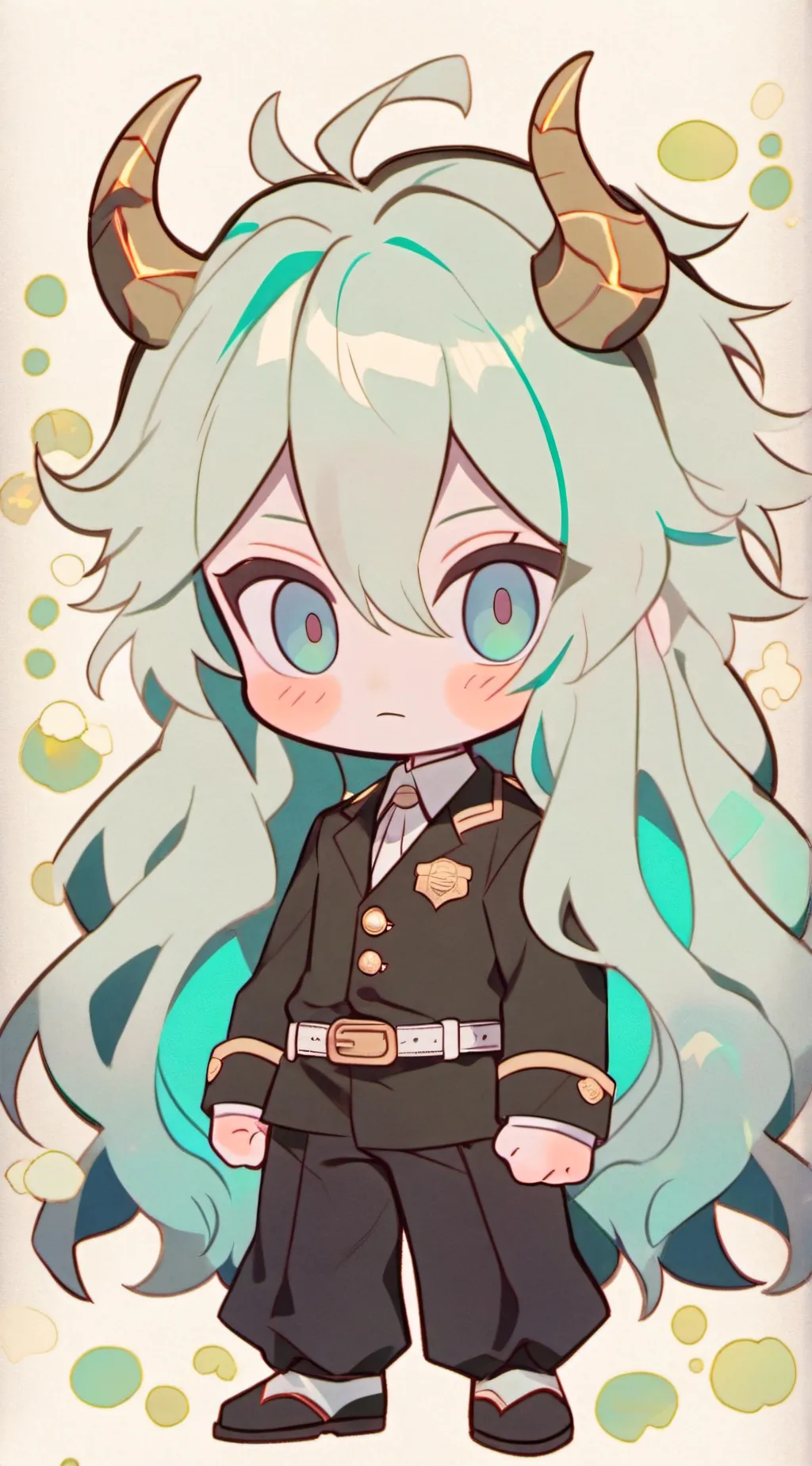 ai character: Demon slayer  background