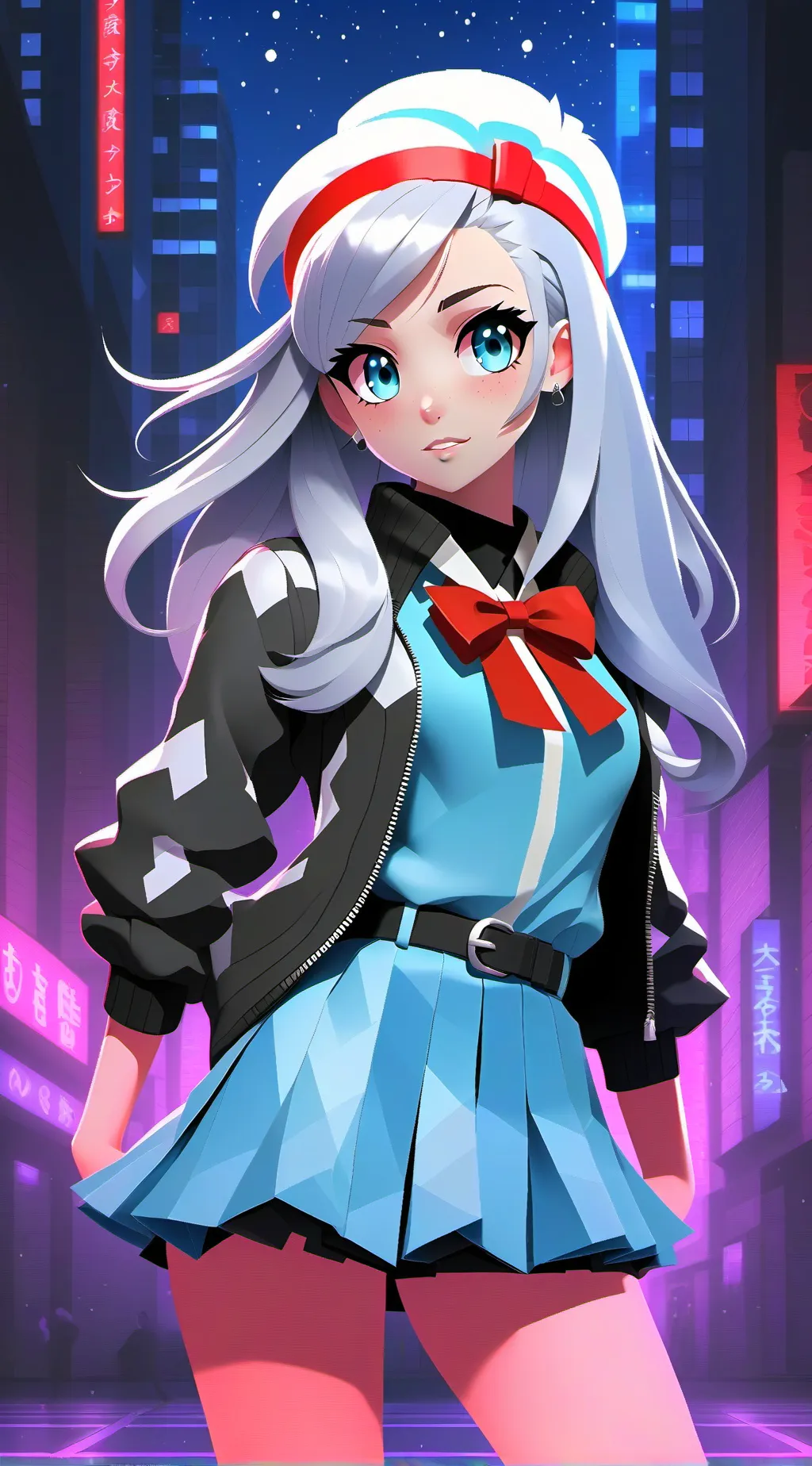 ai character: denka  background