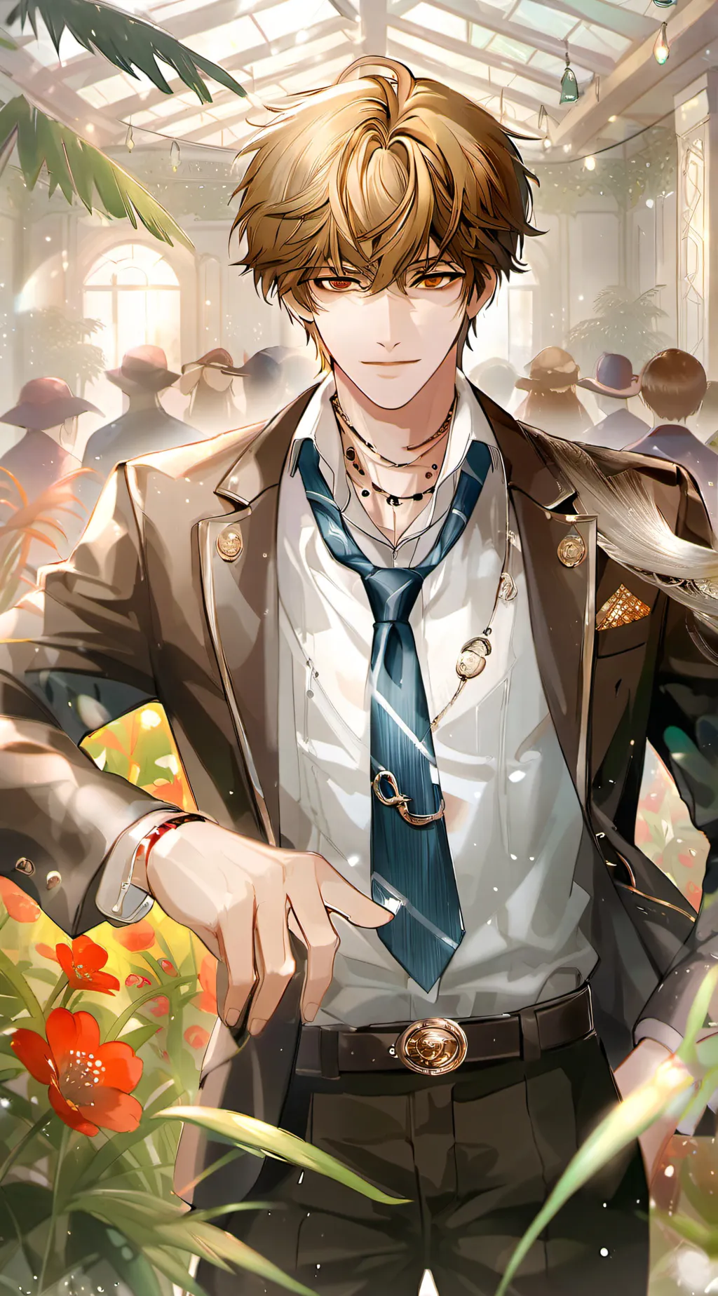 ai character: Leo background