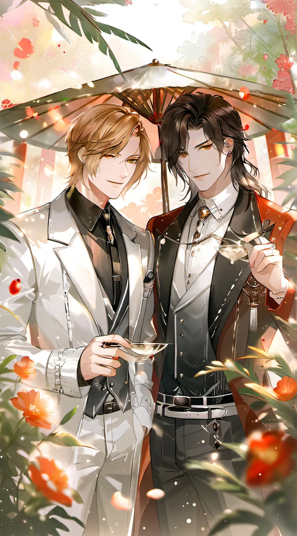 ai character: Ben and Leo  background