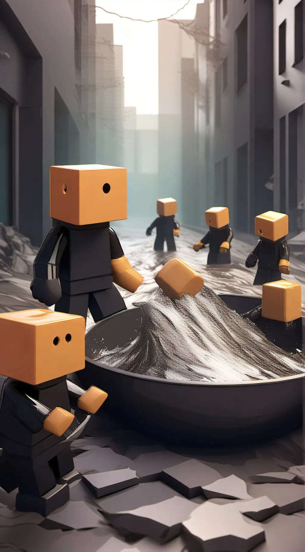 ai character: all roblox noobs background