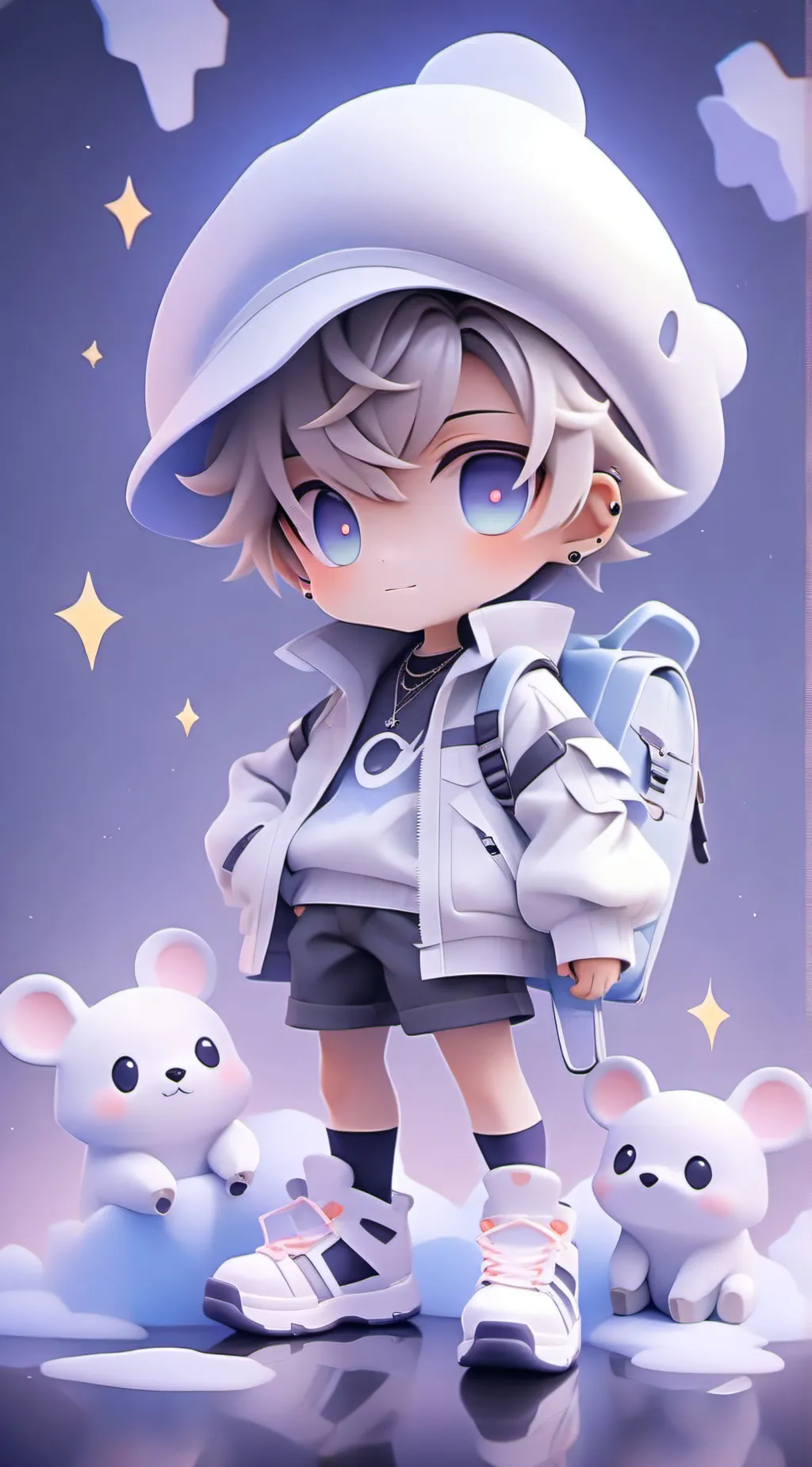 ai character: Kayden  background