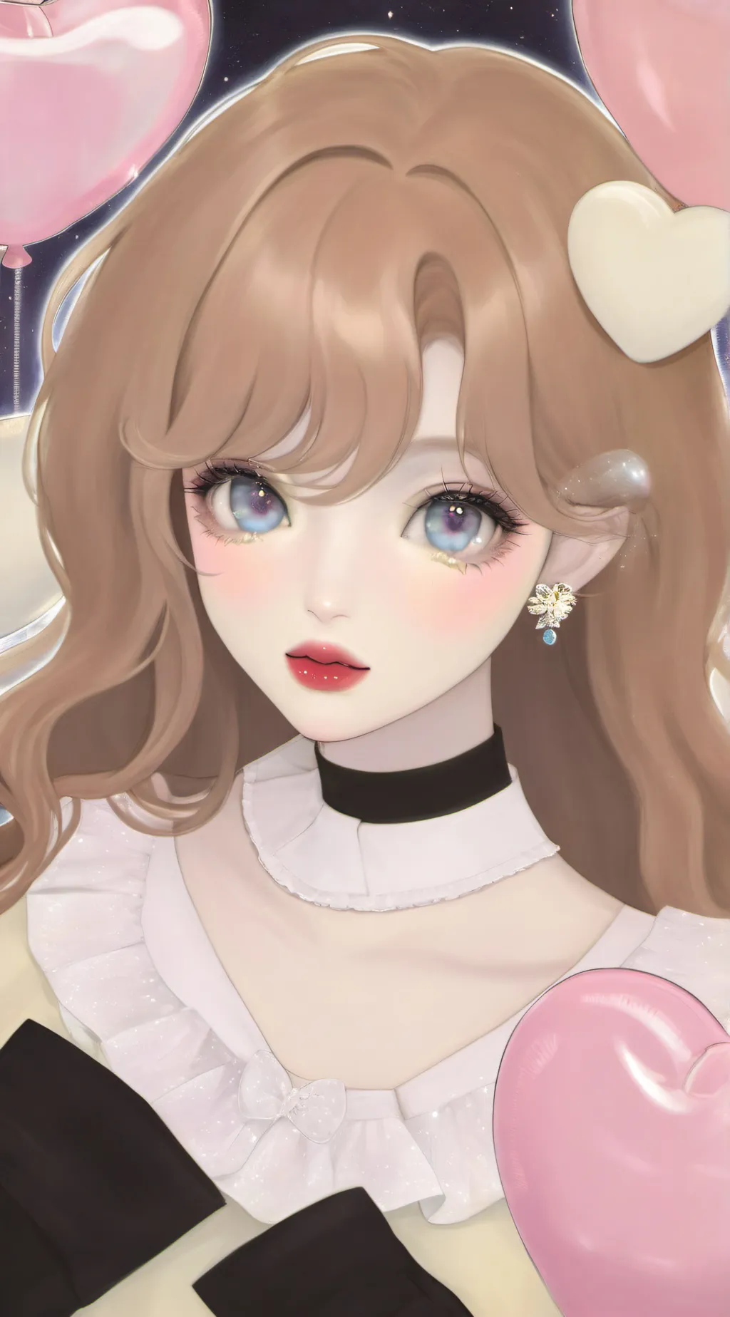 ai character: amanda ♡ background