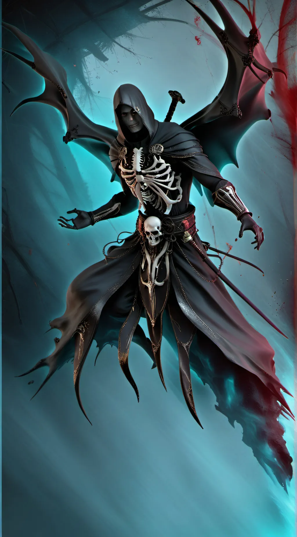 ai character: death background