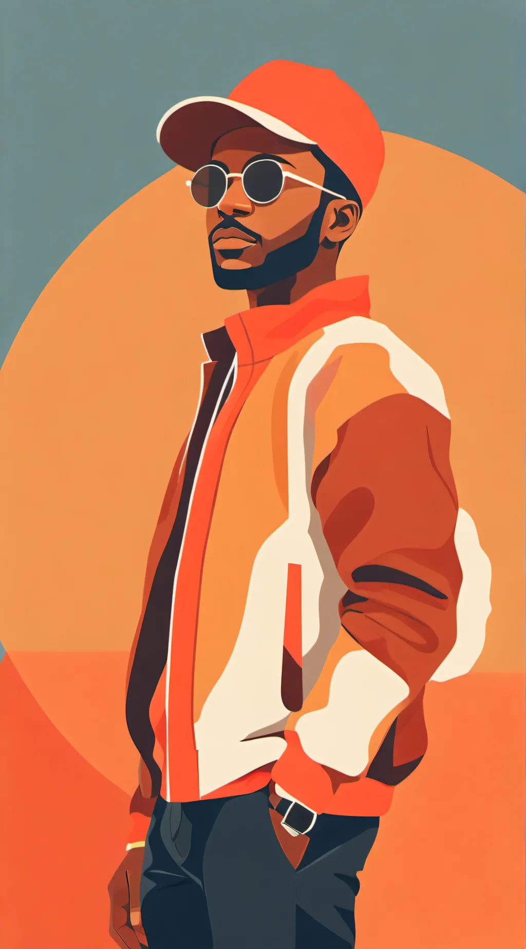 ai character: Get lucky  background
