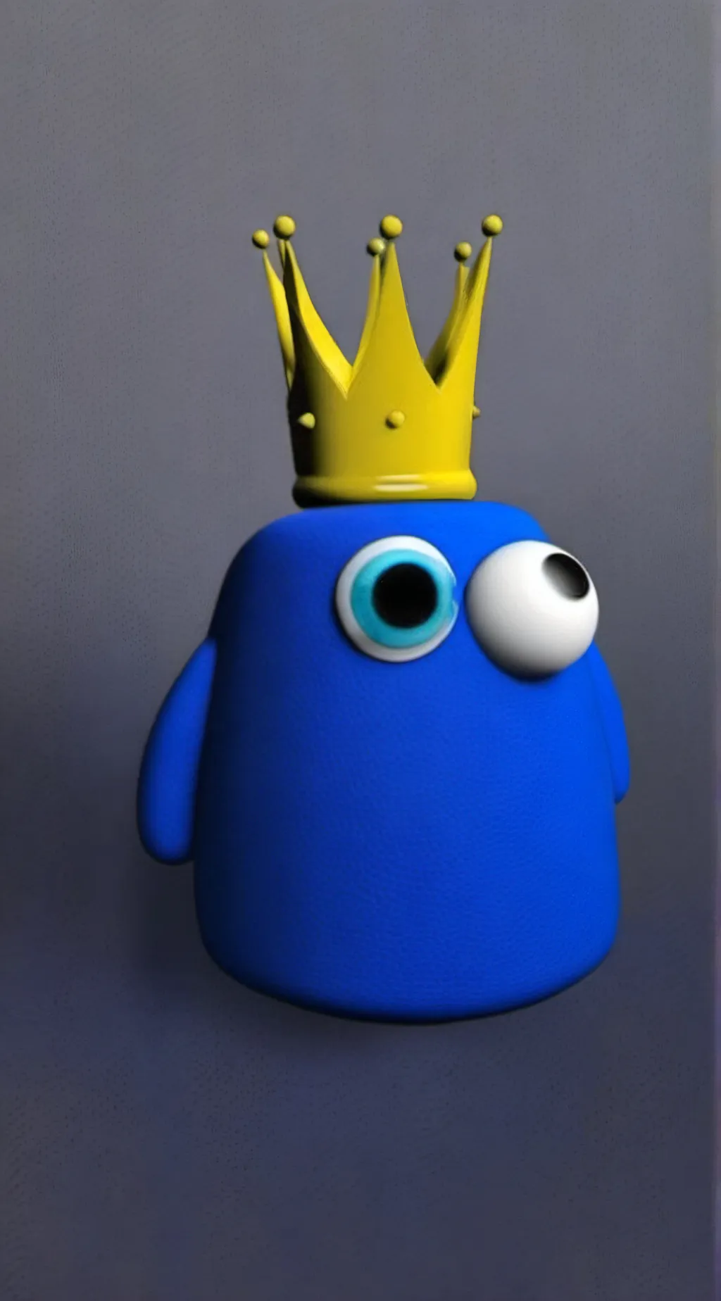ai character: Blue background