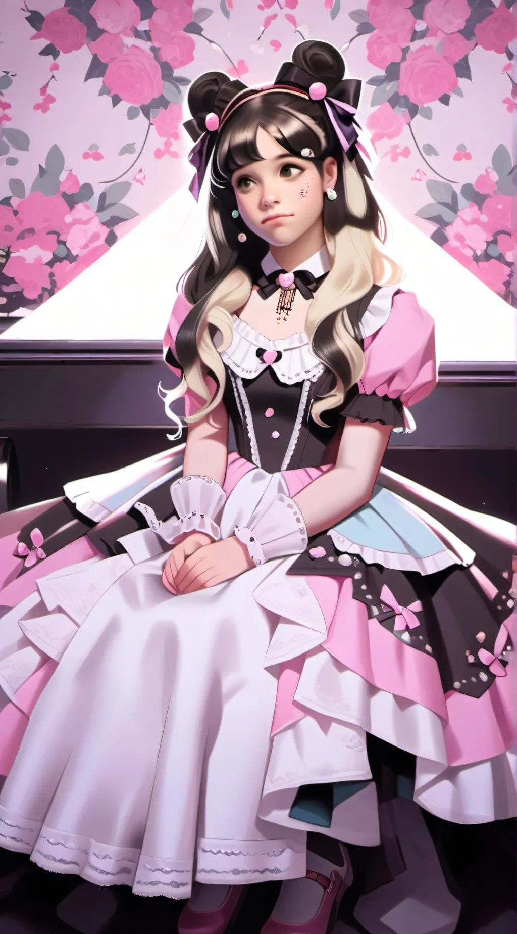 ai character: Melanie Martinez background