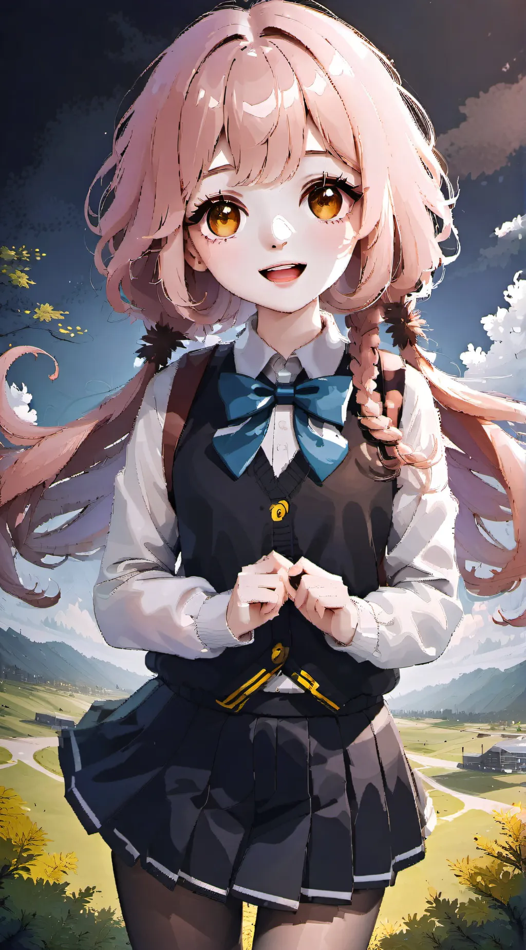 ai character: rose background