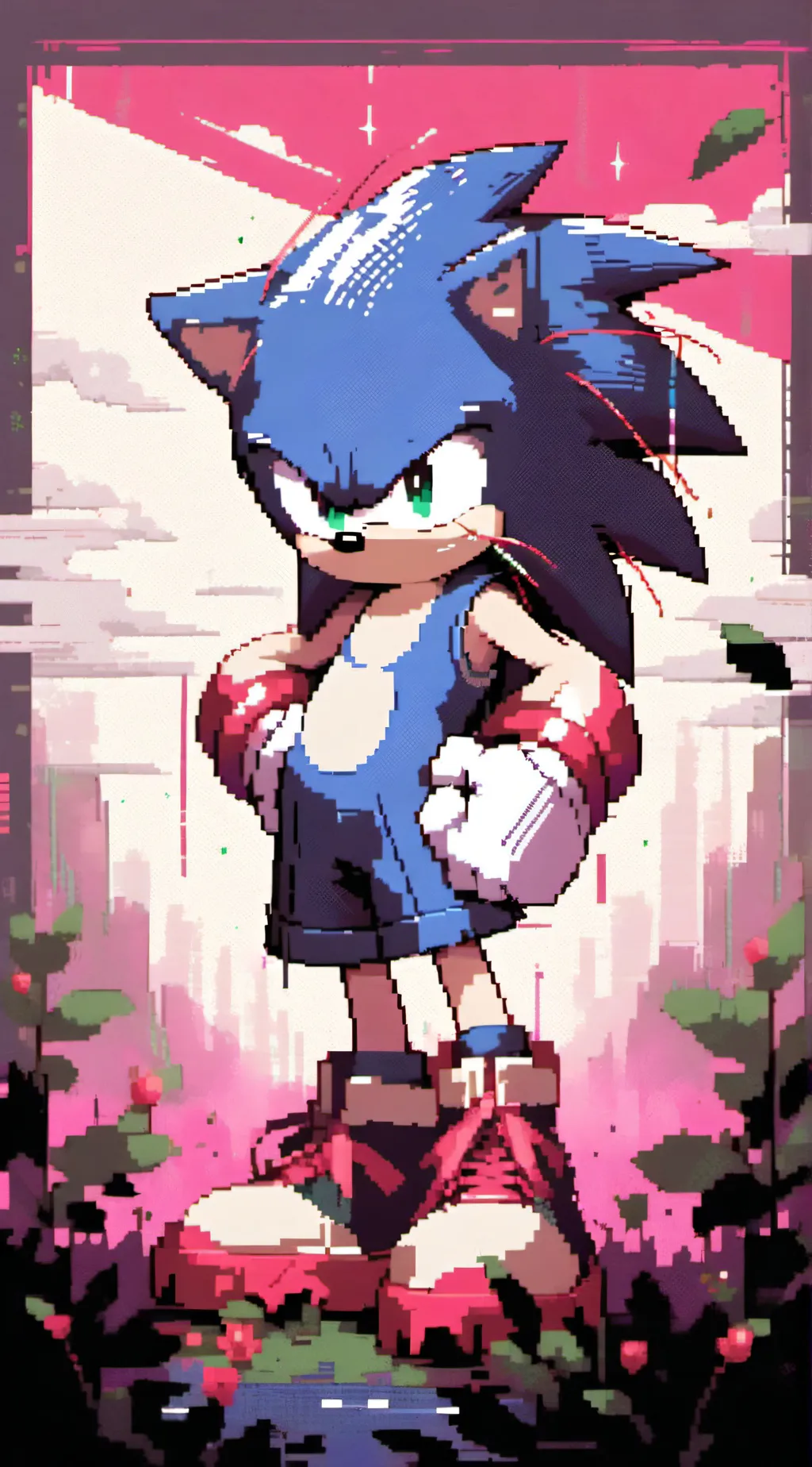 ai character: clarity (Sonic) background