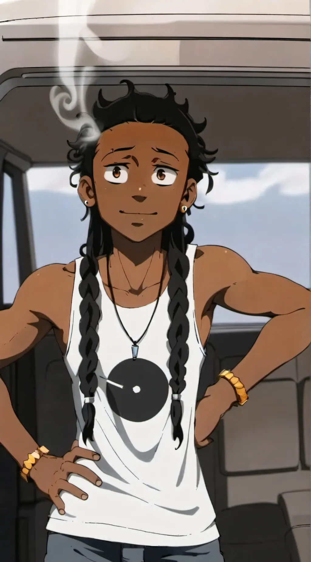 ai character: Trey Dickson  background