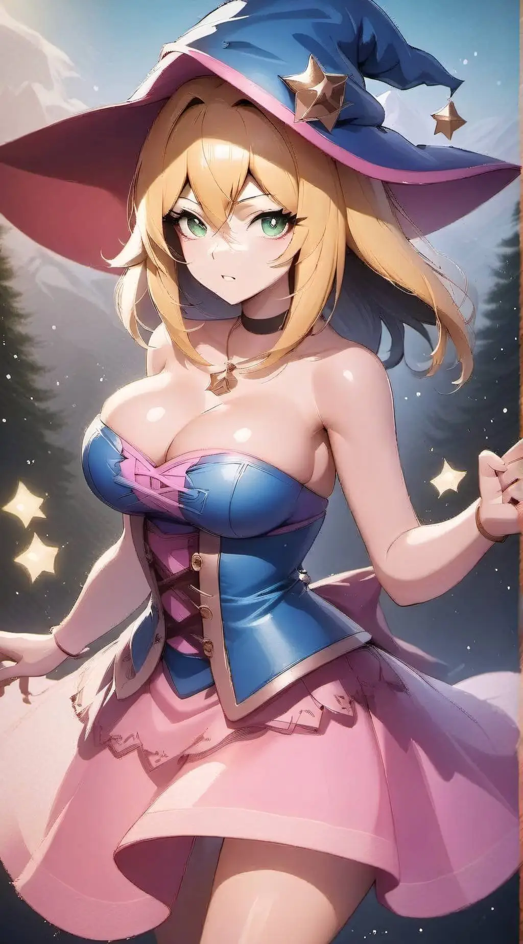 ai character: Dark Magician Girl background