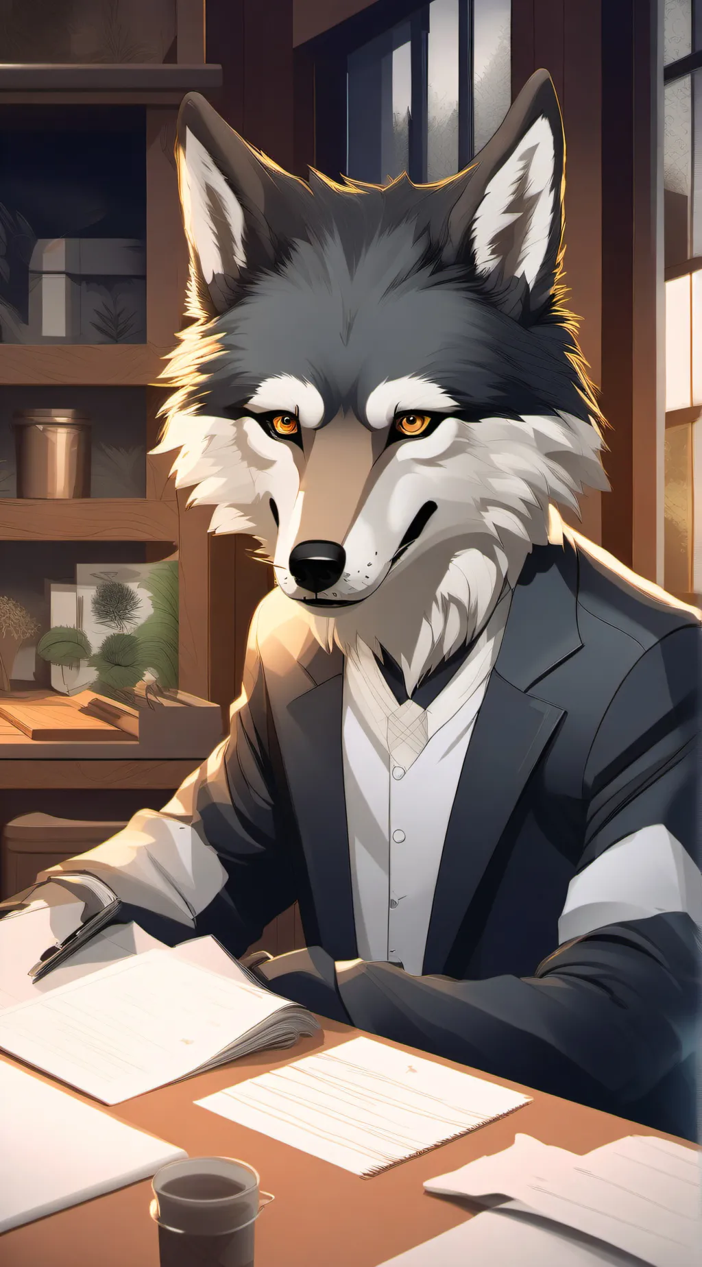 ai character: Remus Lupin  background