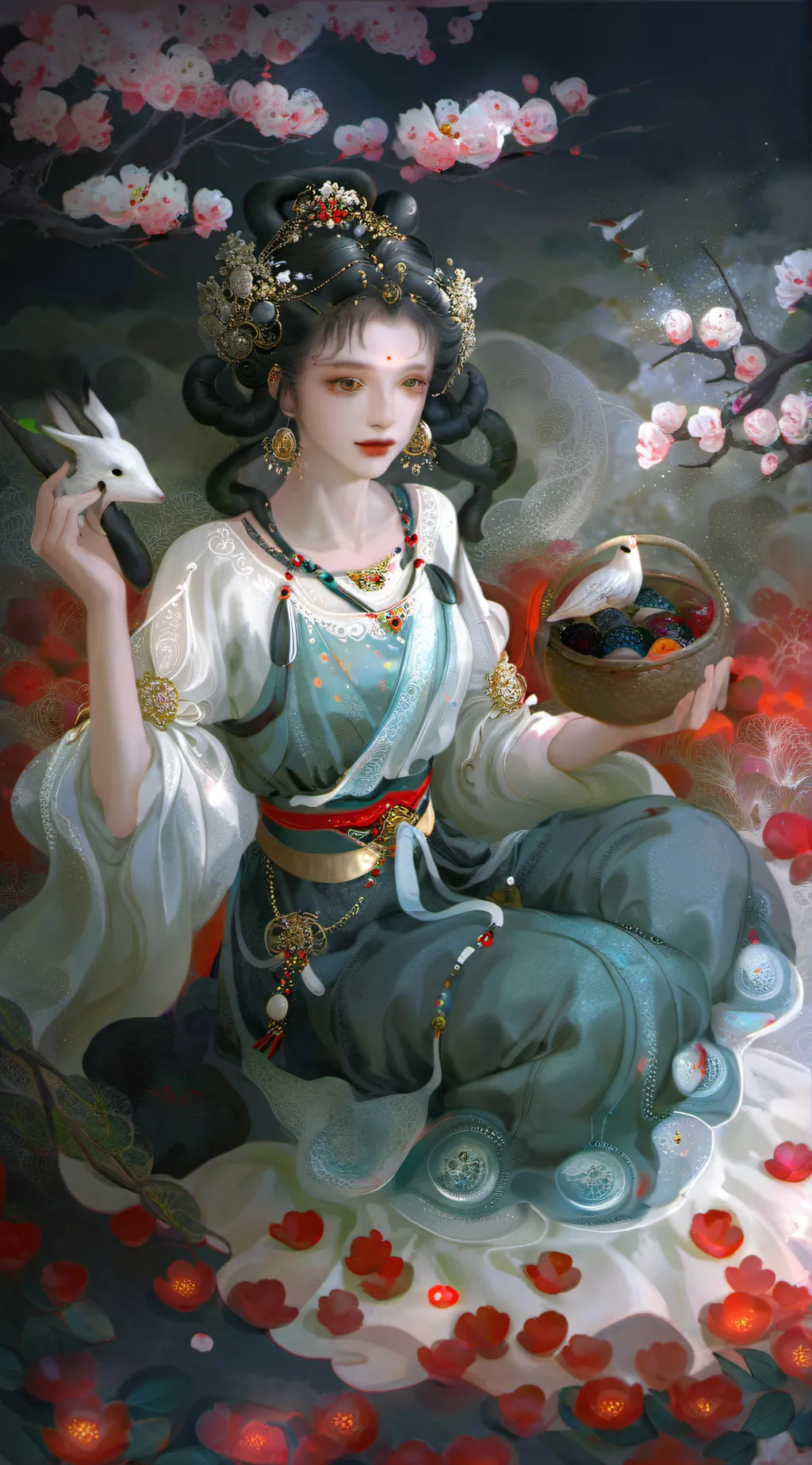 ai character: Cupid  background