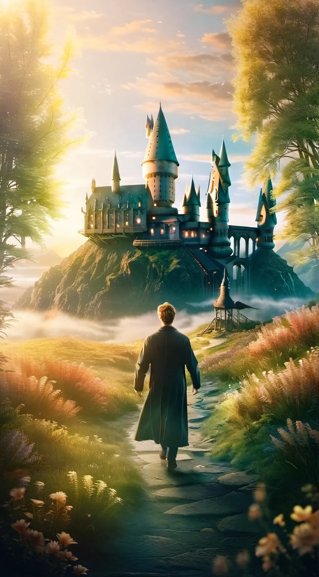 ai character: Hogwarts background