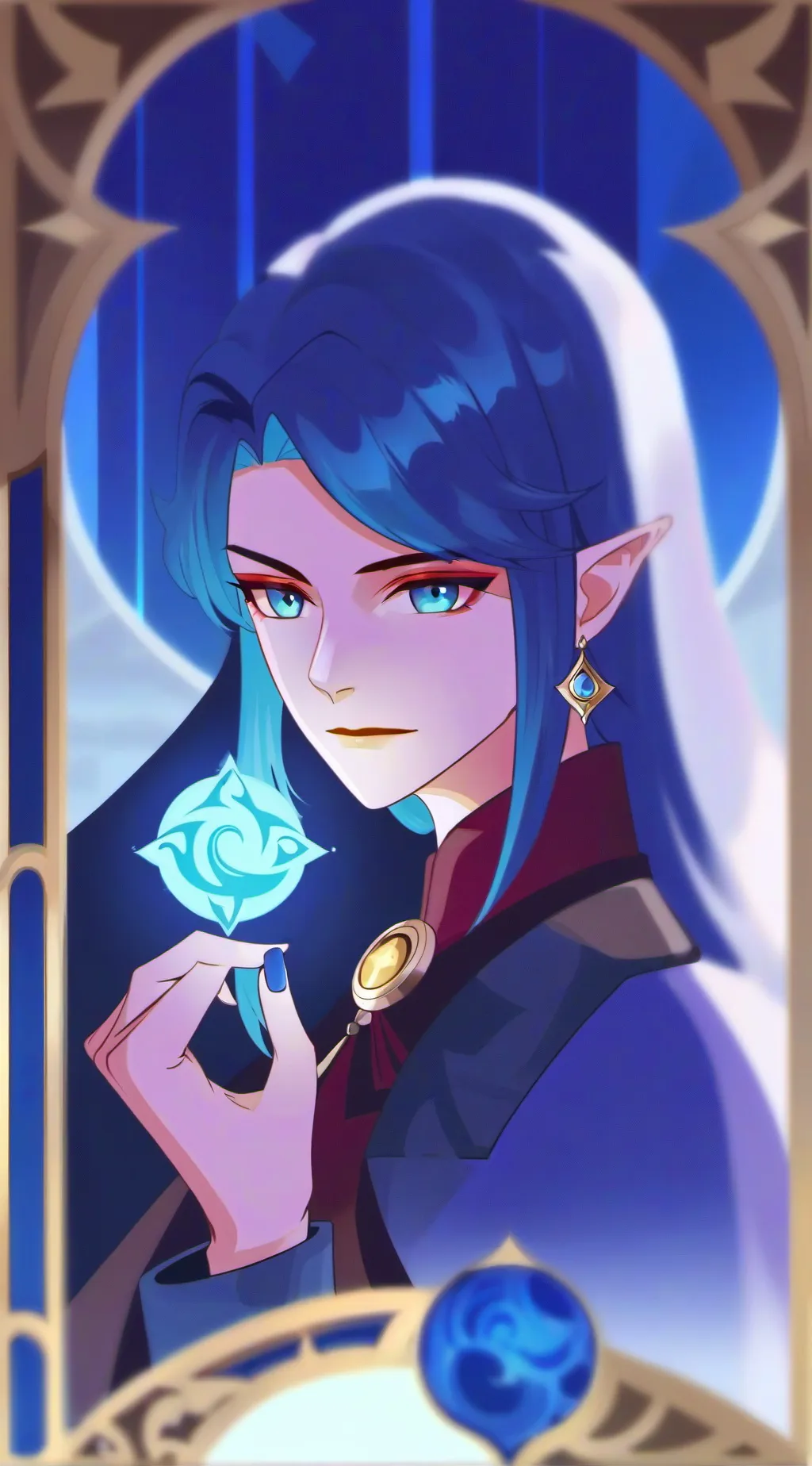 ai character: Light background