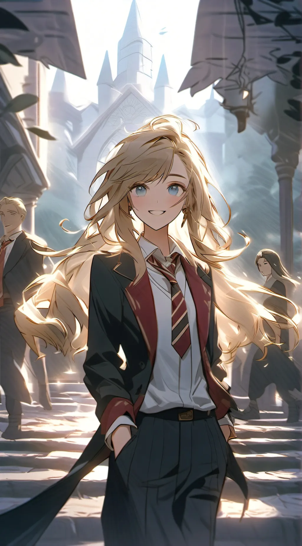 ai character: Hogwarts background
