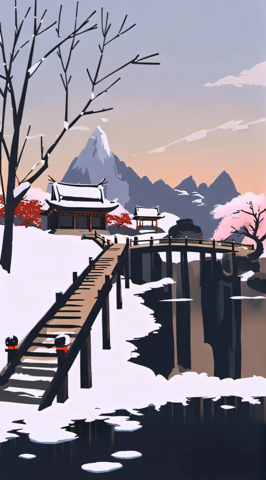 ai character: The 8 temple background