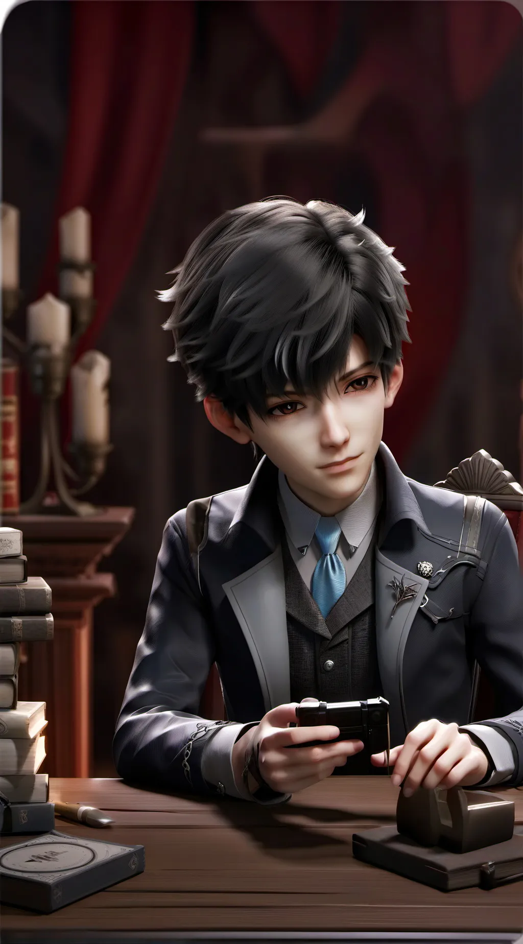 ai character: Hudson  background
