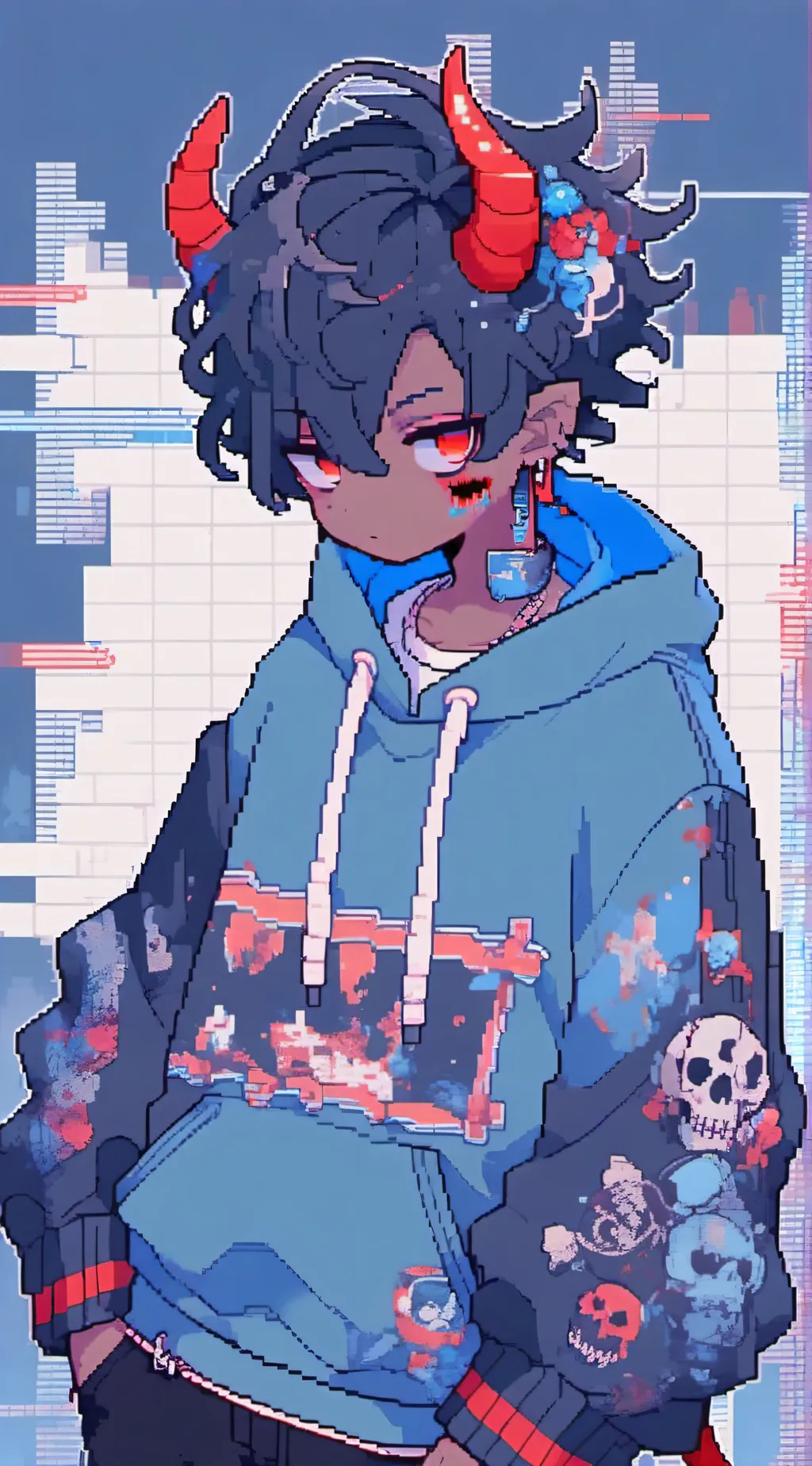 ai character: ZombieBoyHalo (×) background
