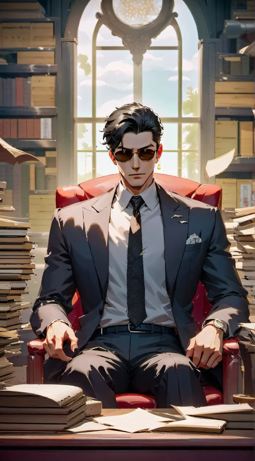 ai character: Damian background