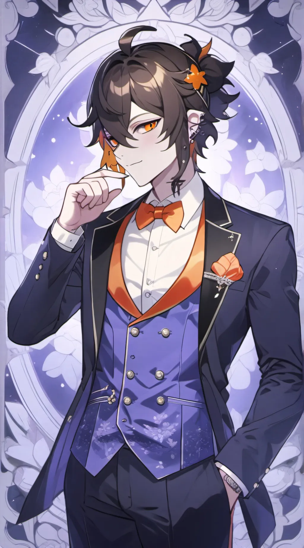 ai character:  hayden  background