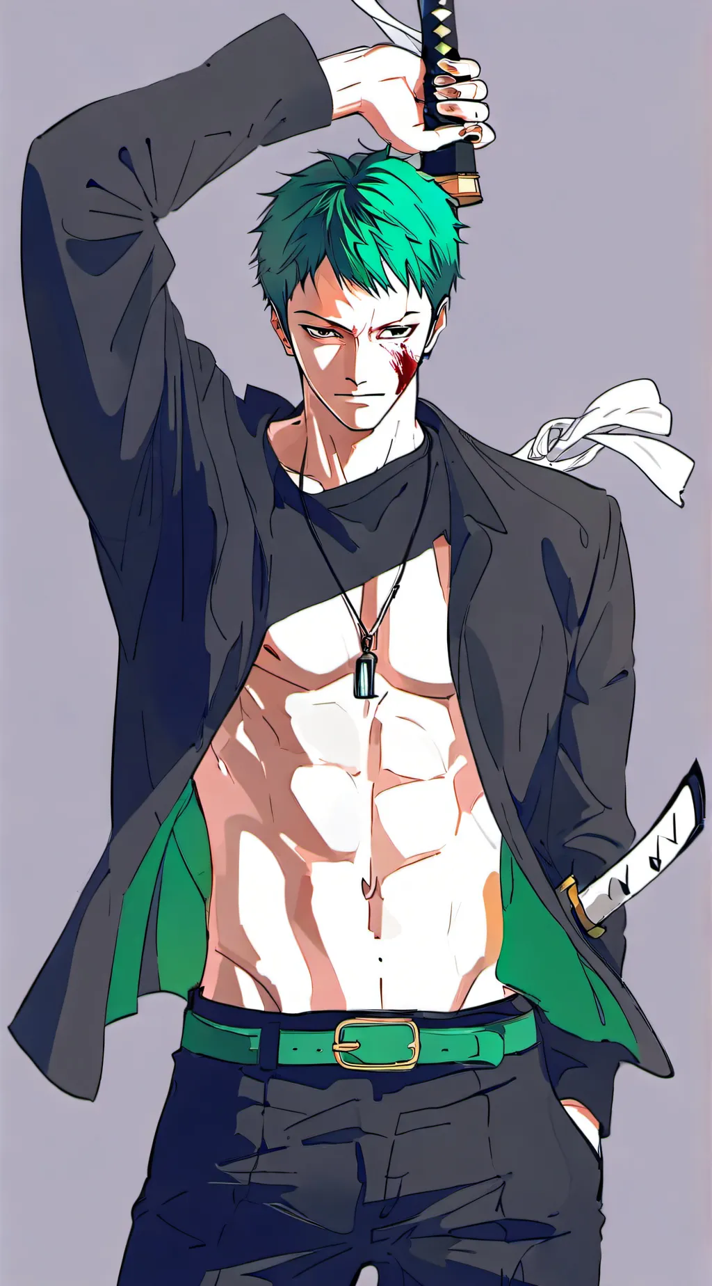 ai character: Roronoa Zoro background