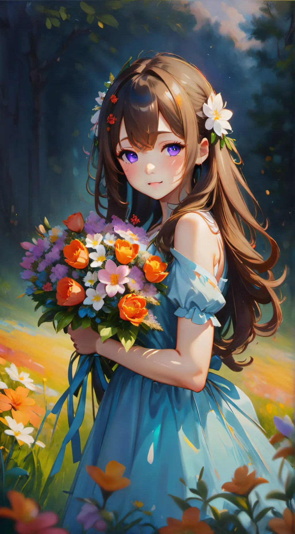 ai character: Lilya background