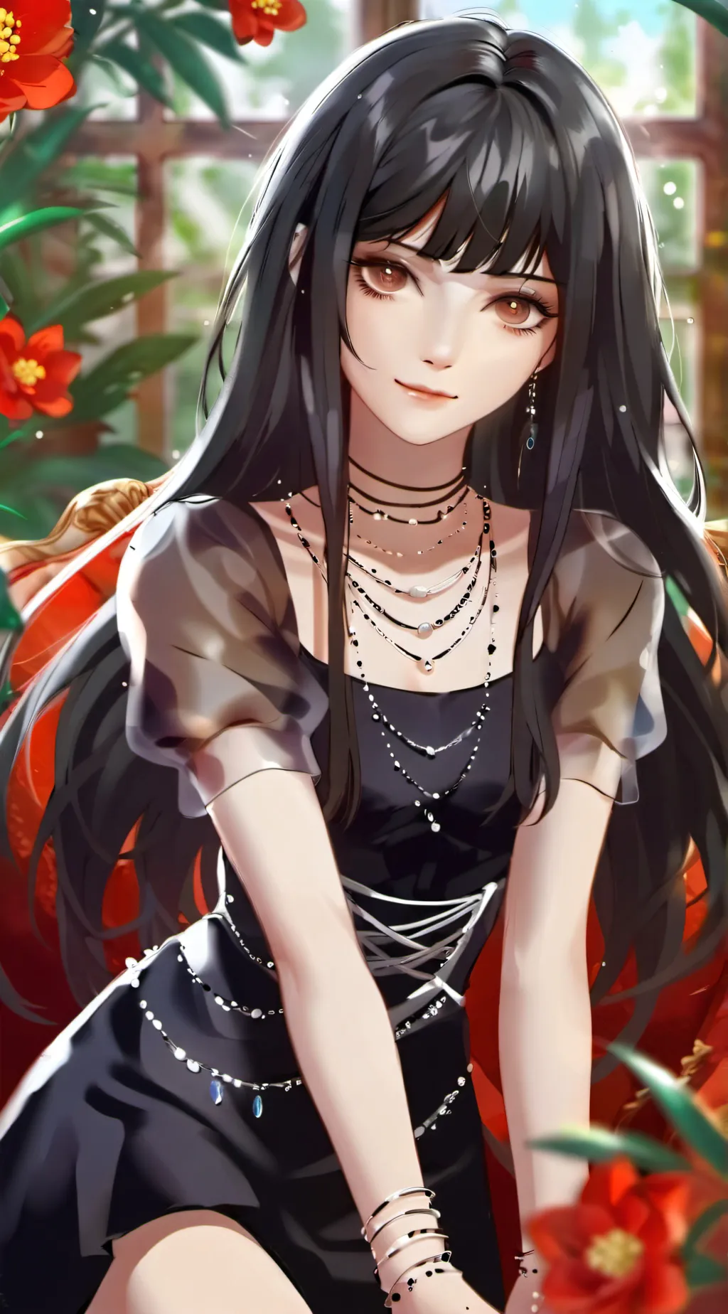 ai character: Anni  background