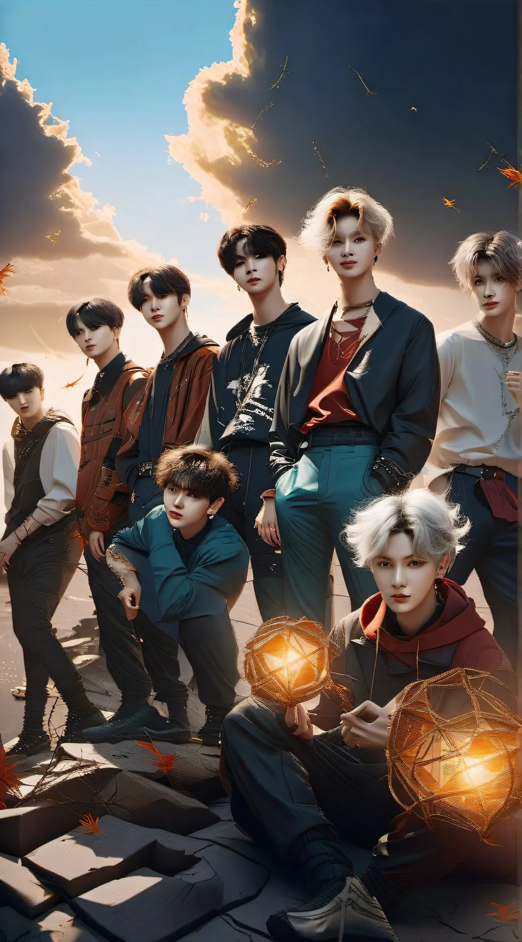 ai character: Skz background