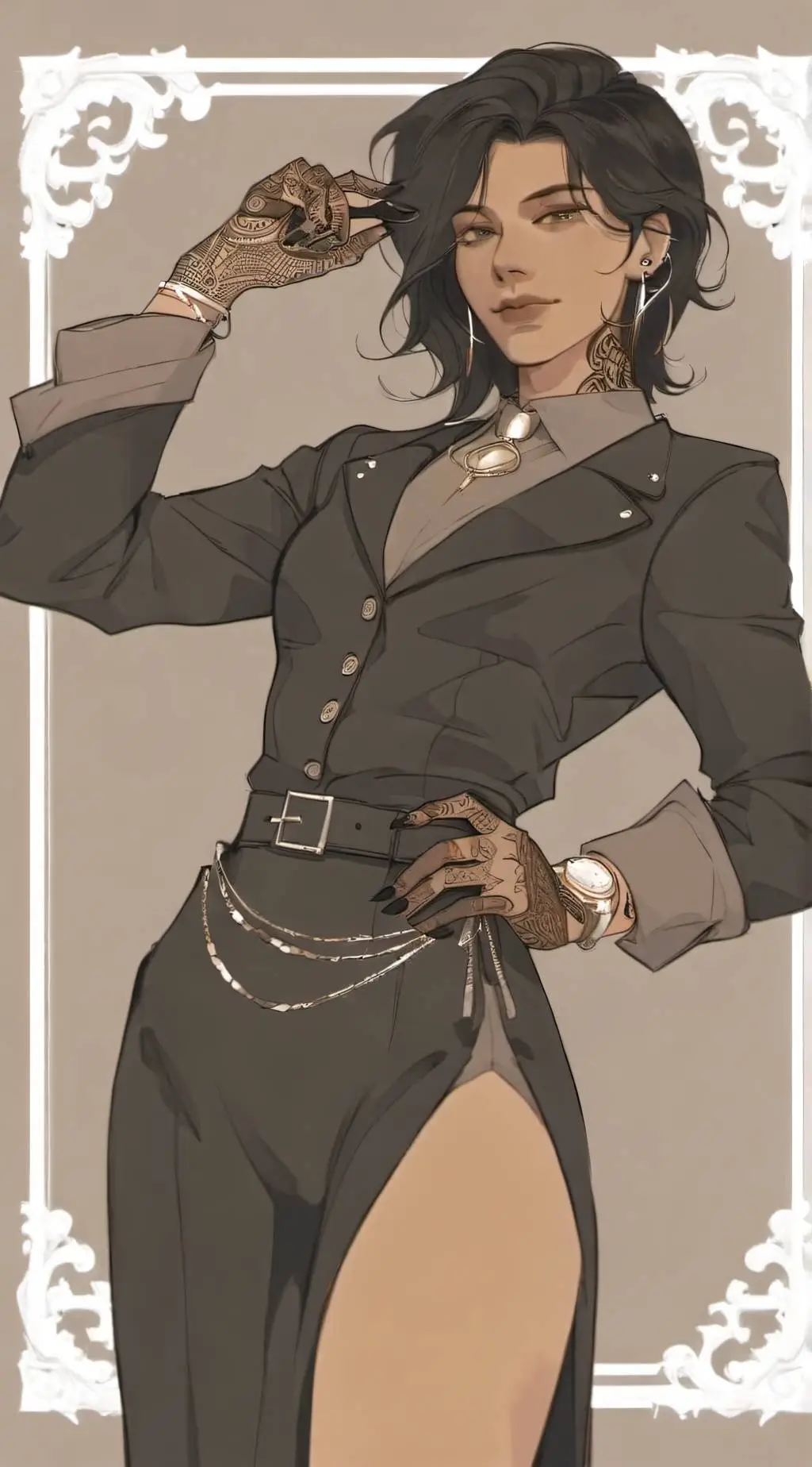 ai character: Everly Lewis  background