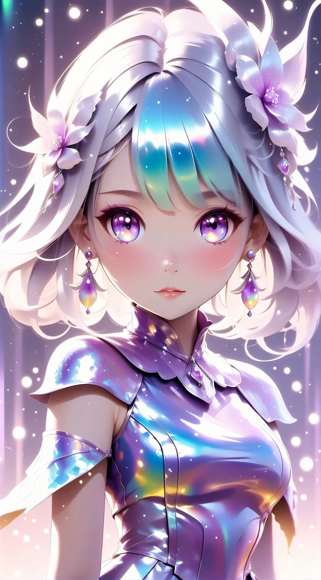 ai character: smiling critters  background