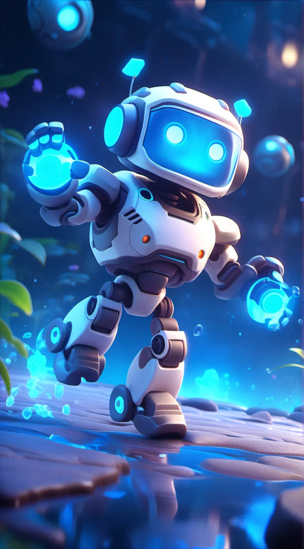 ai character: robot🤖 background