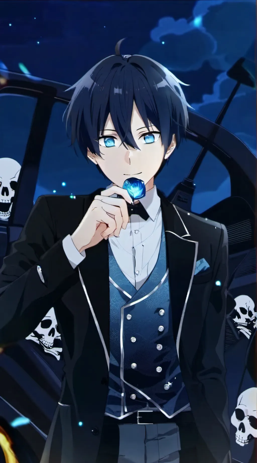 ai character: scaramouche  background