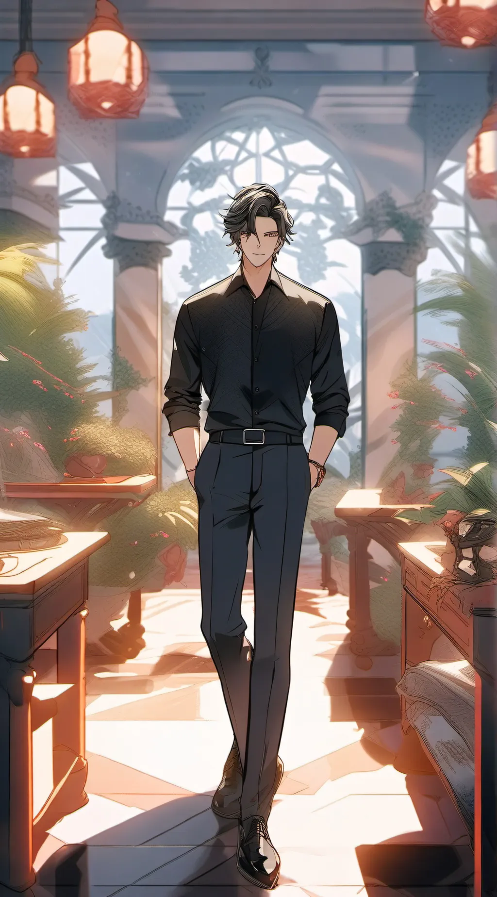 ai character: Hayden background