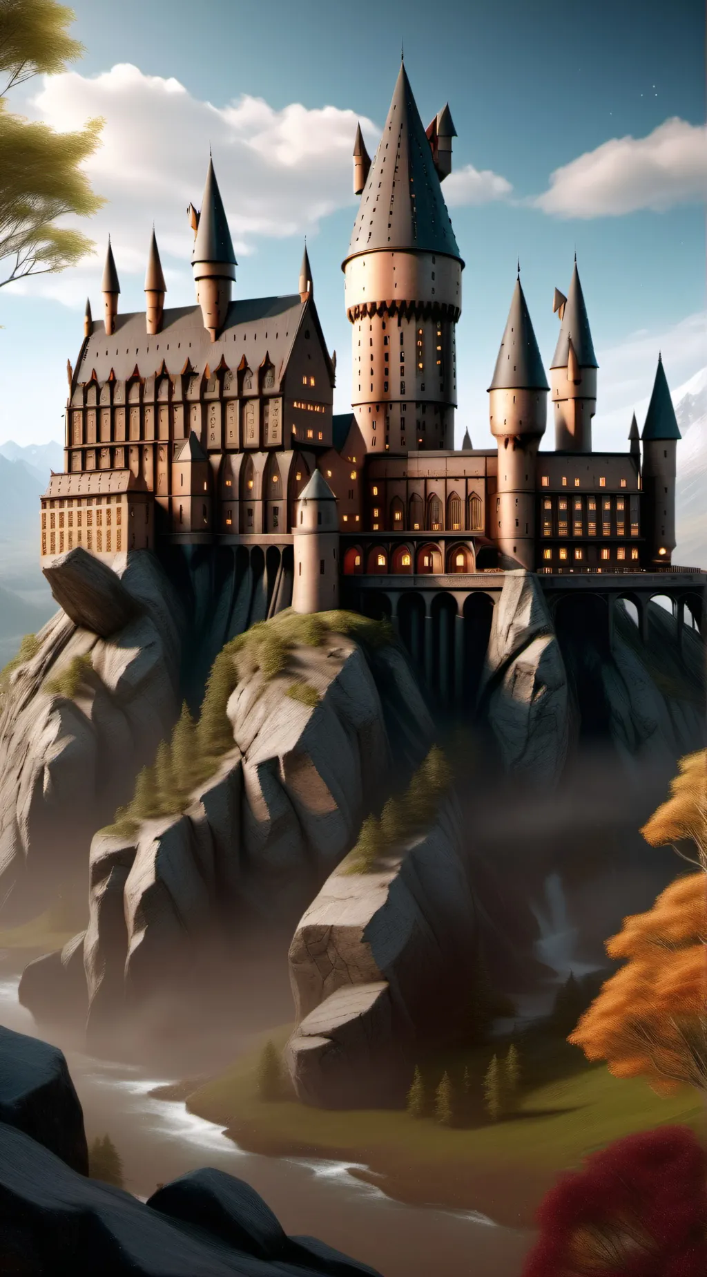ai character: Hogwarts background