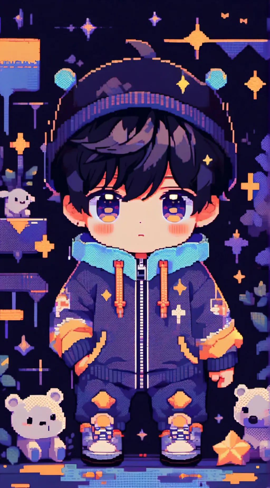 ai character: E JR background