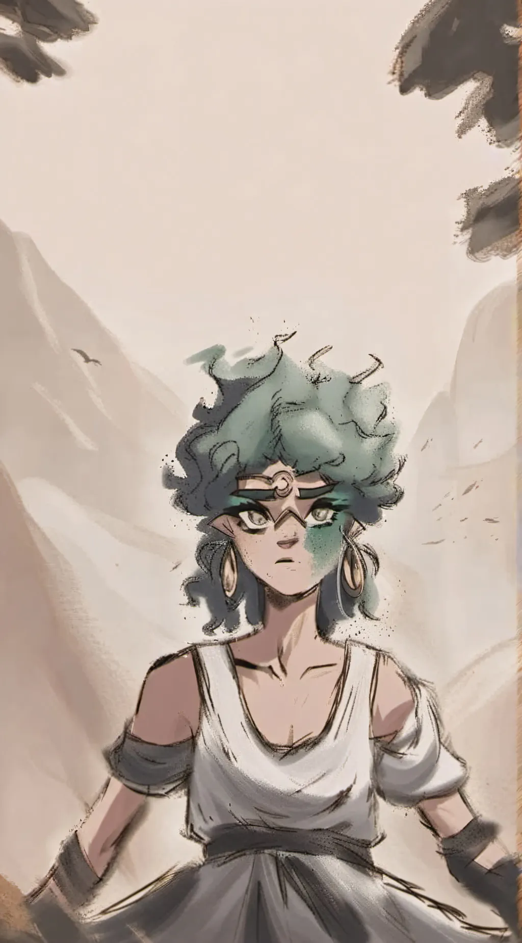 ai character: 🌎earth!  background