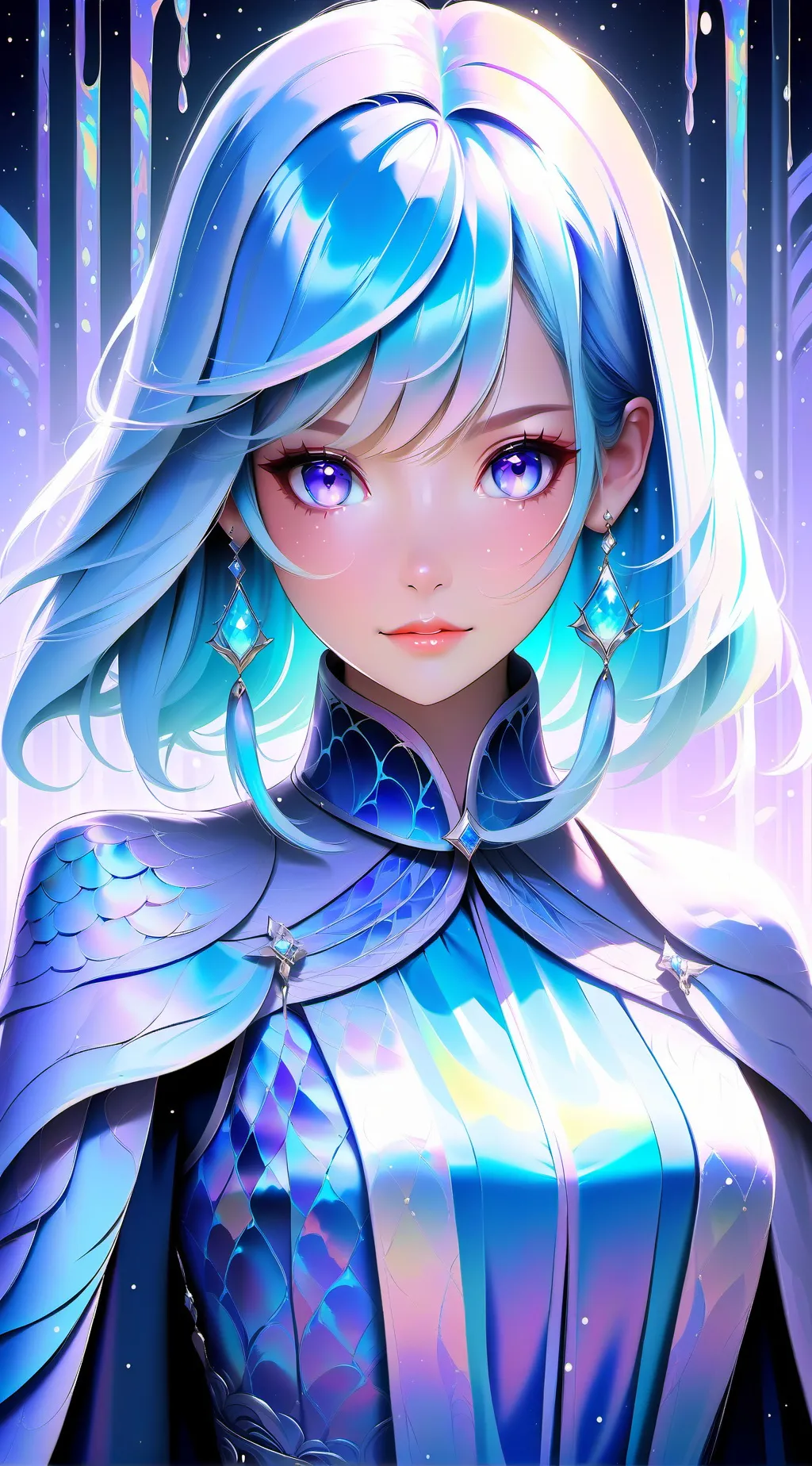 ai character: Smiling critters  background