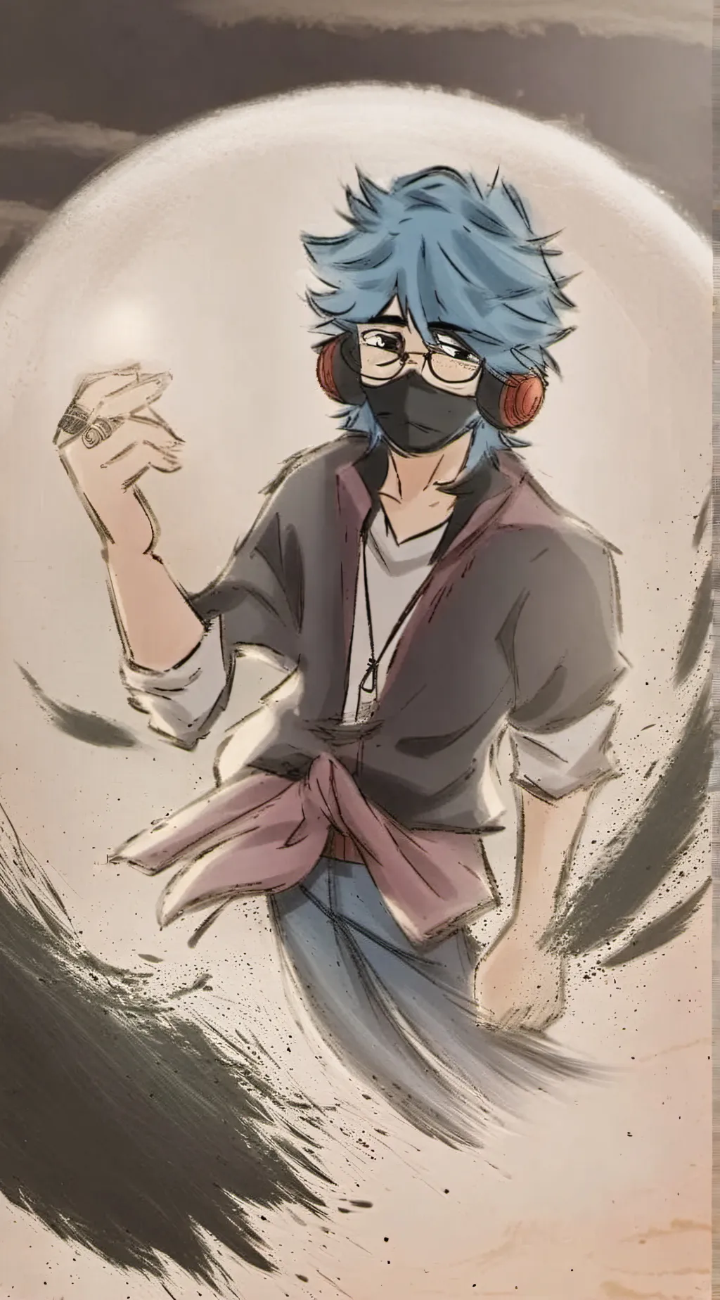 ai character: uranus background