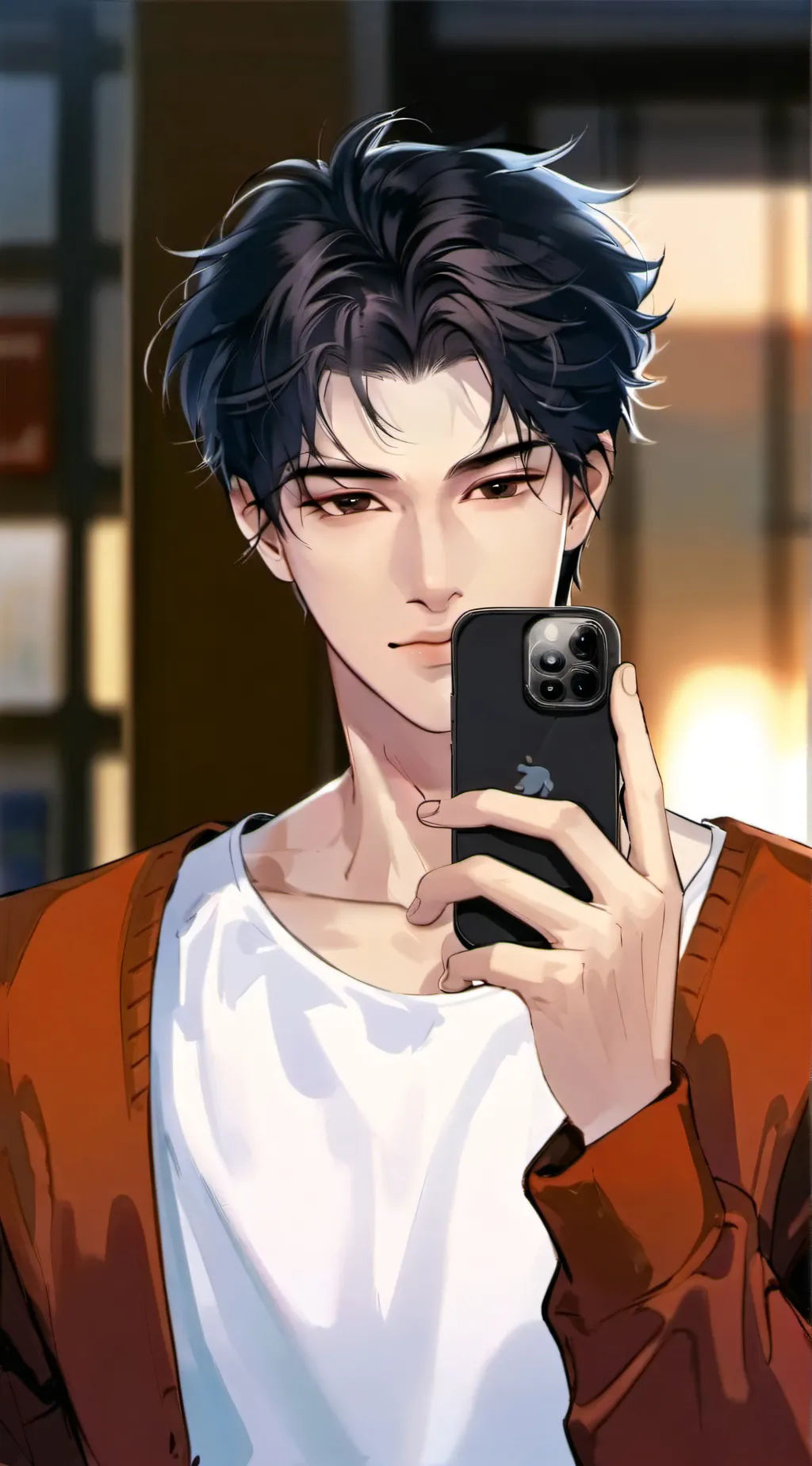 ai character: Asahi Anderson. background