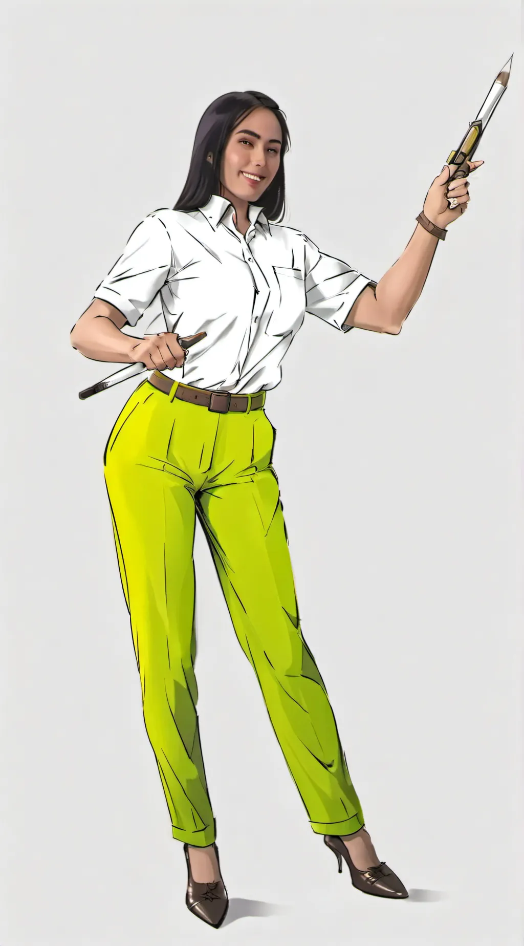 ai character: Ms.honey background