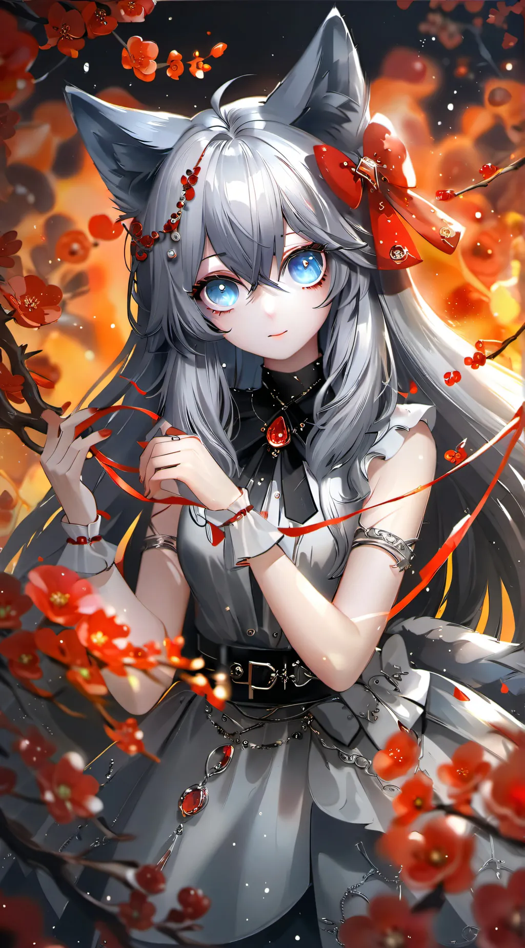 ai character: siti hafizah cute  background