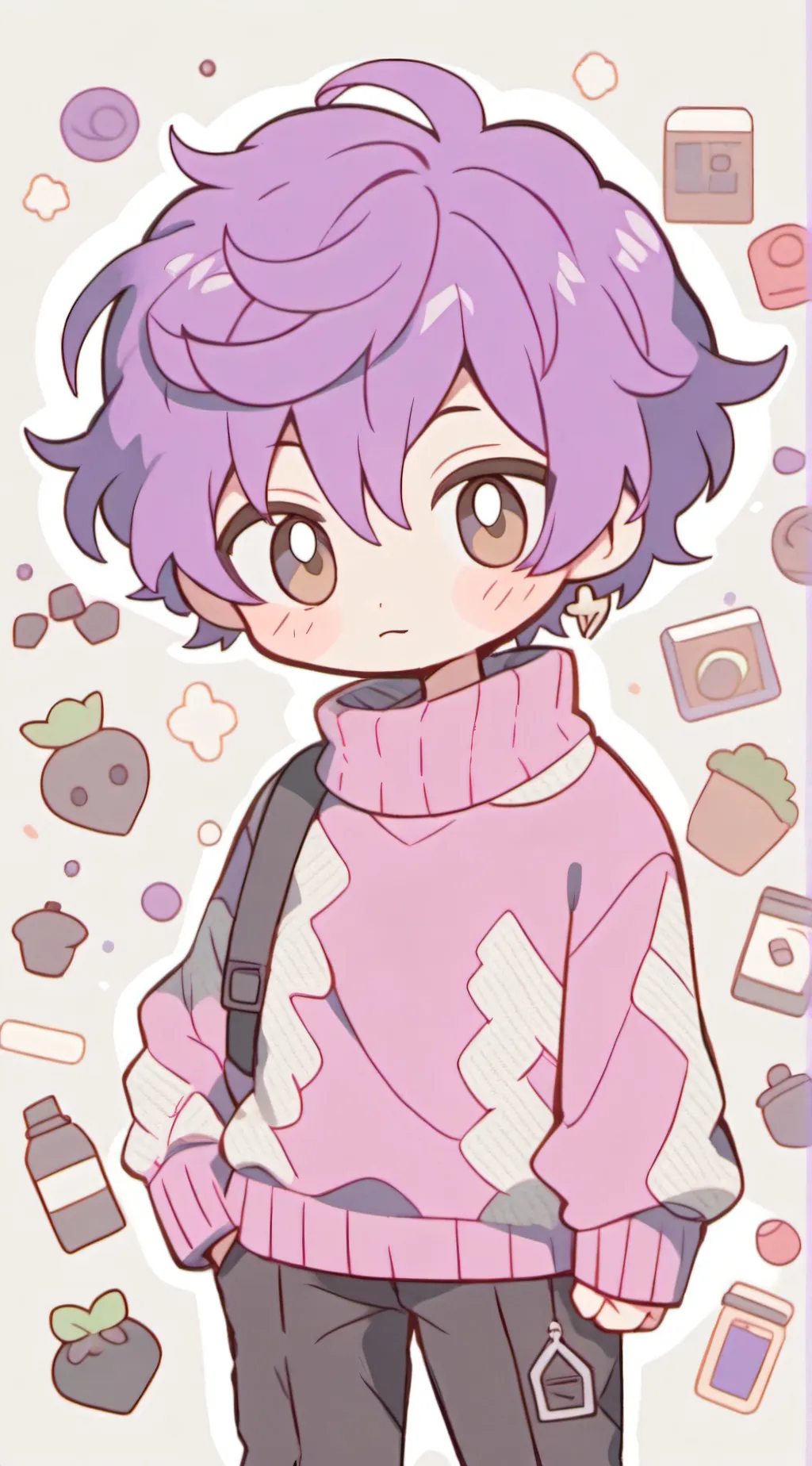 ai character: Crystal  background