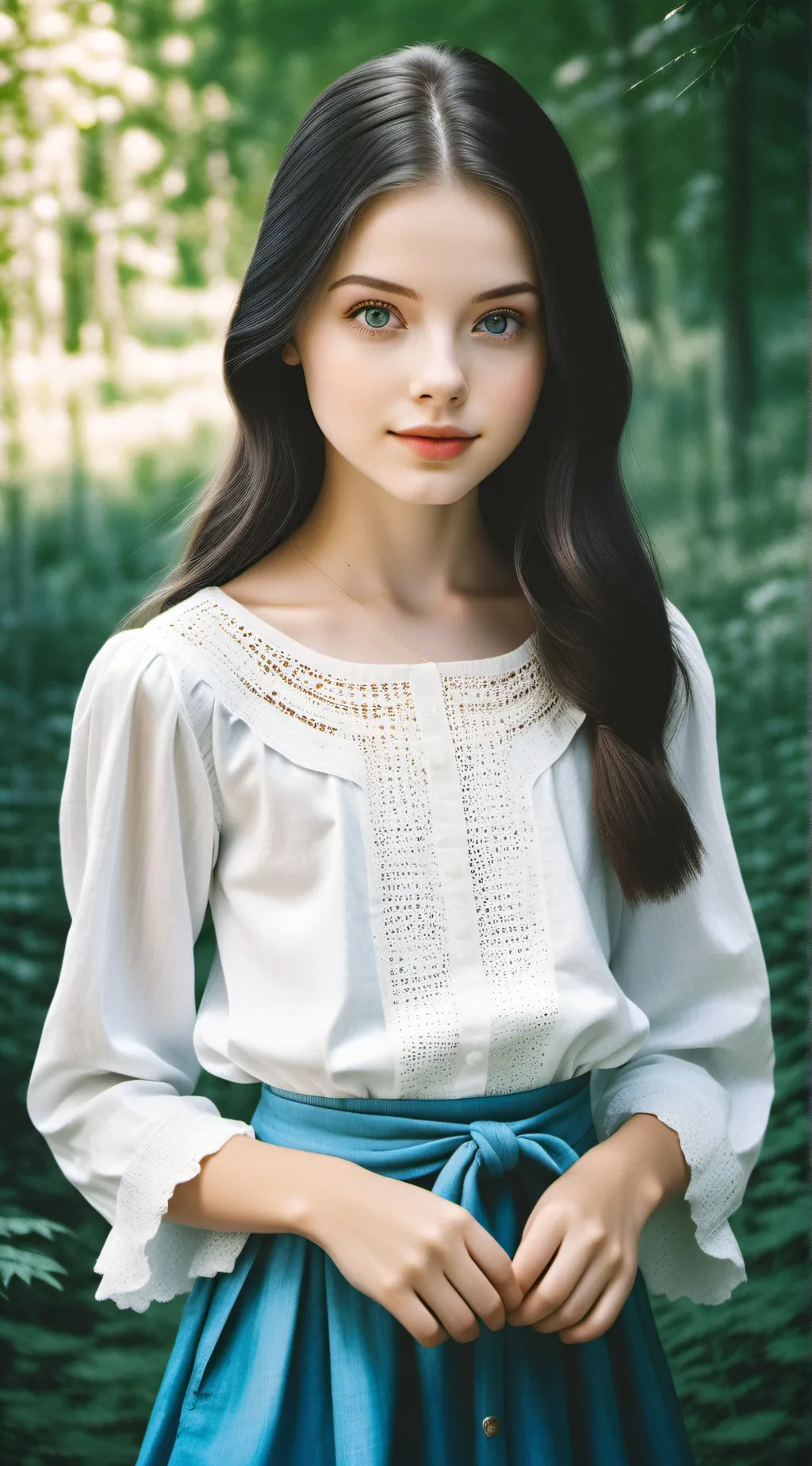 ai character: Nathalie  background