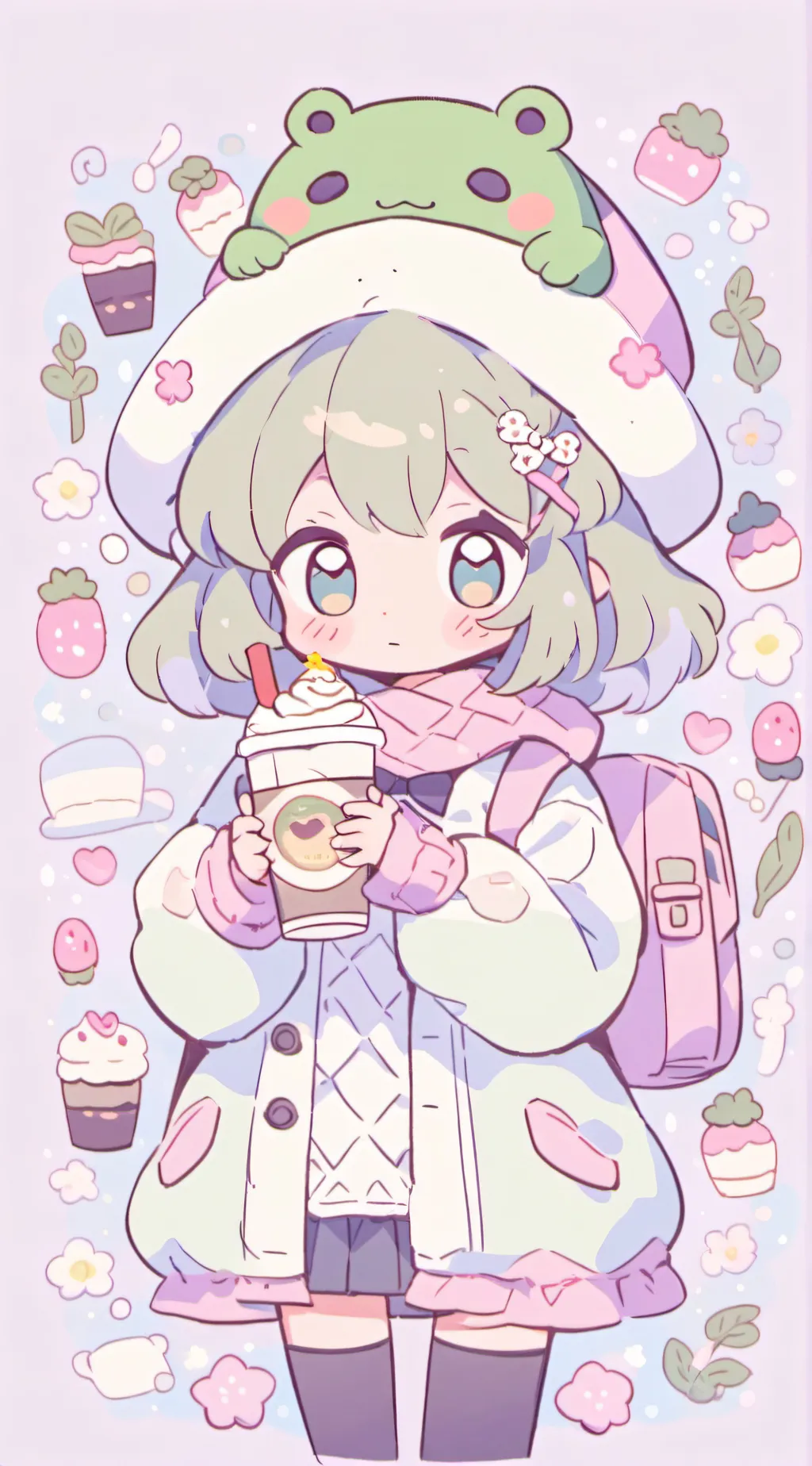 ai character: Lilly background